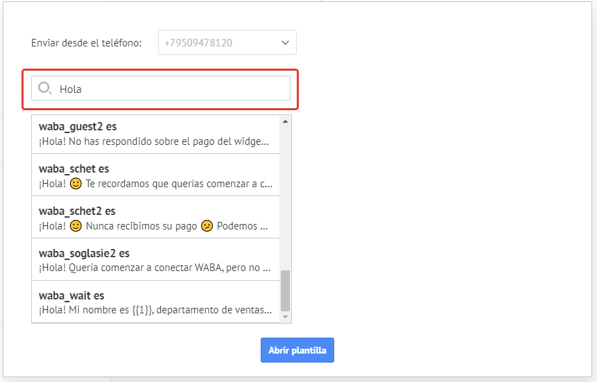 Buscar plantillas