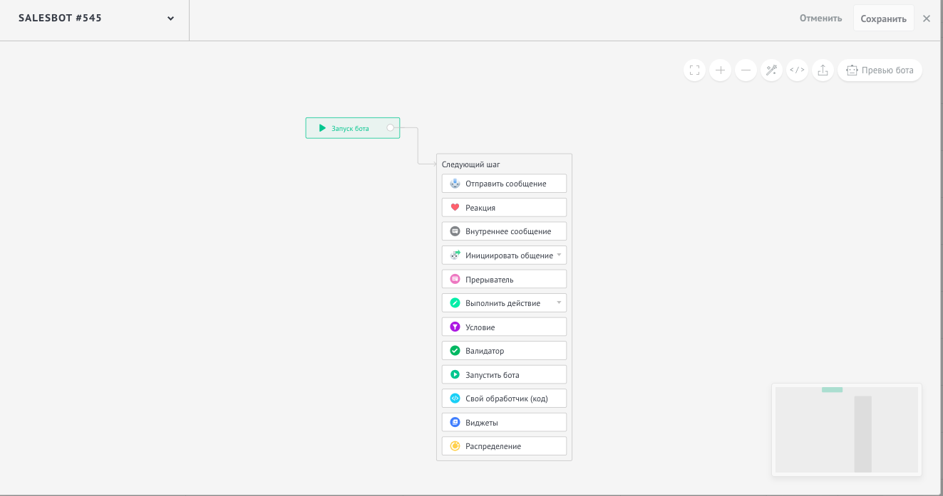 Настройки Salesbot