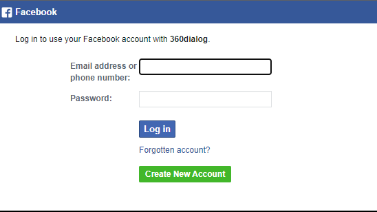 Рис.10 Окно входа в Facebook*